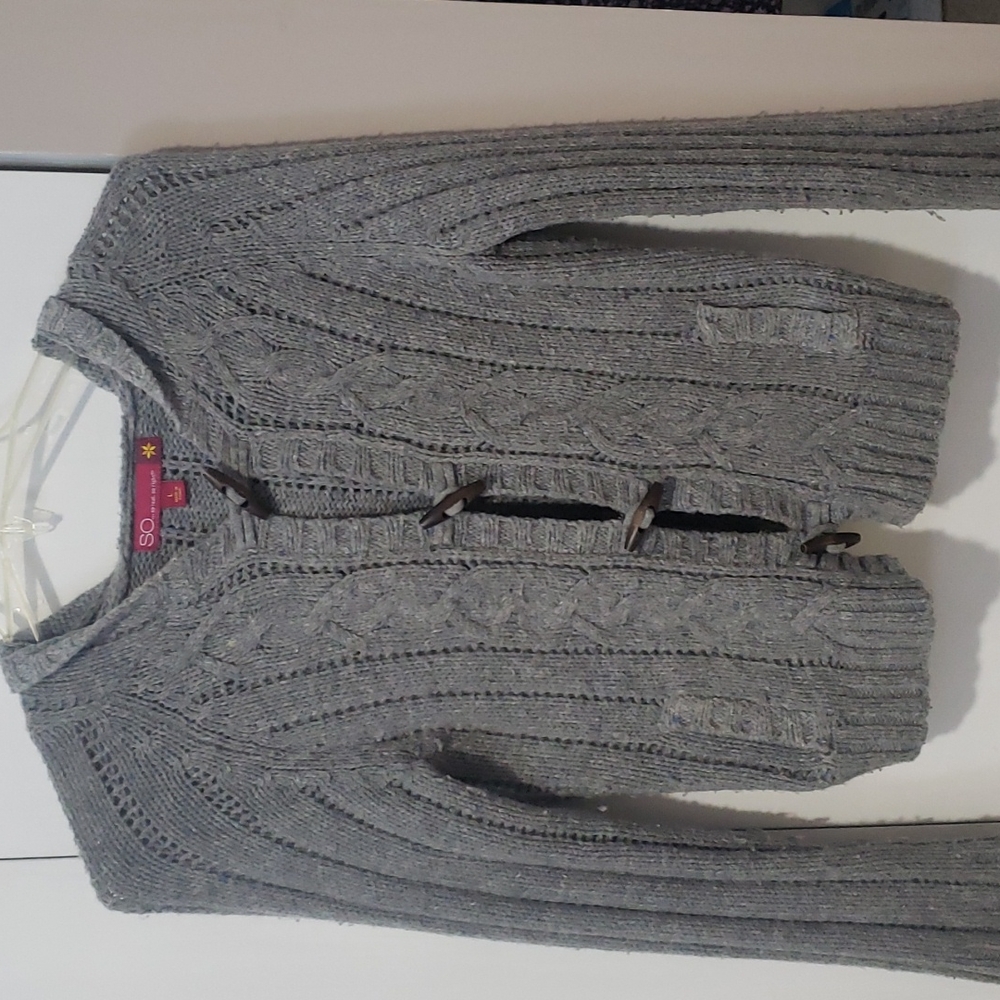 Toggle sweater